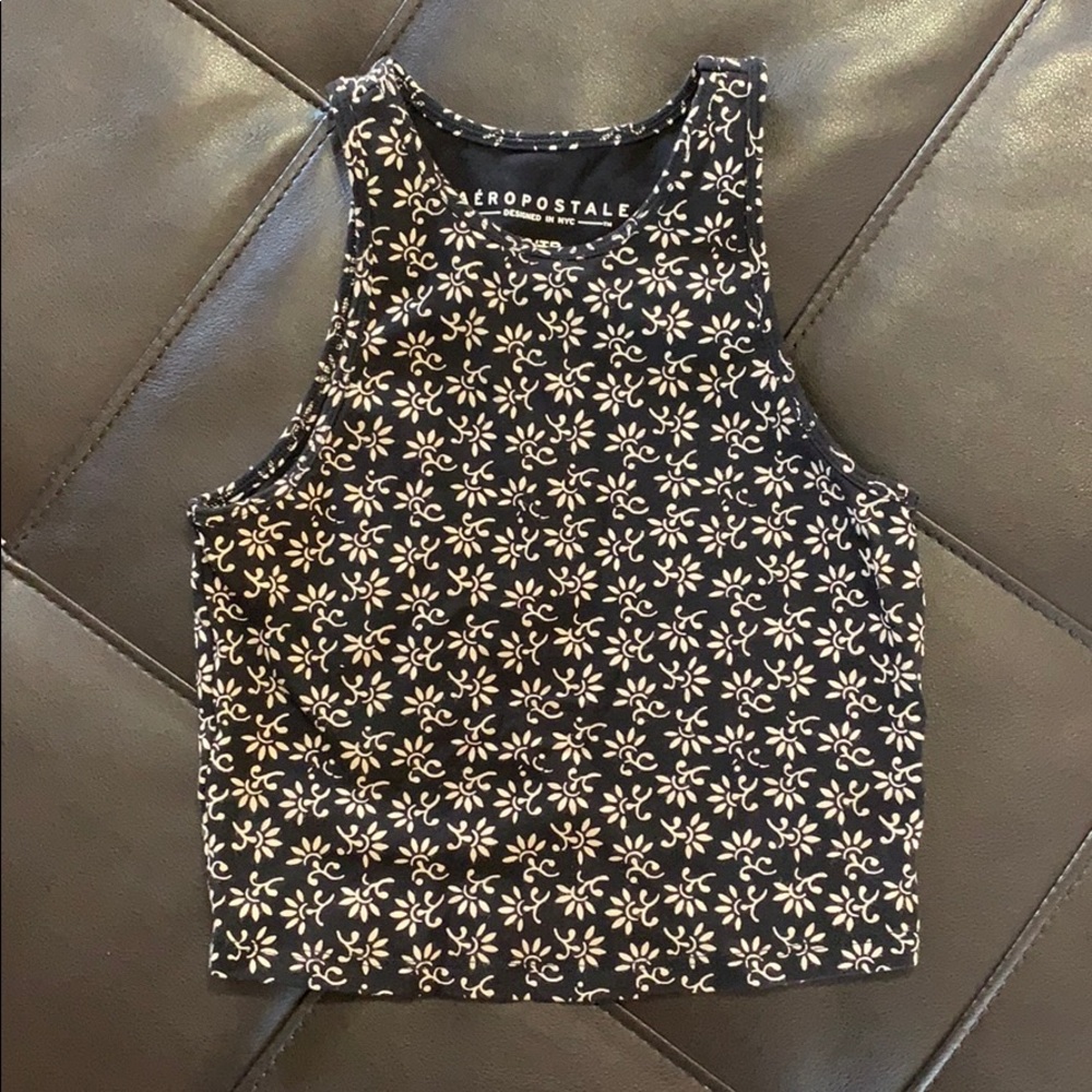 Black crop top